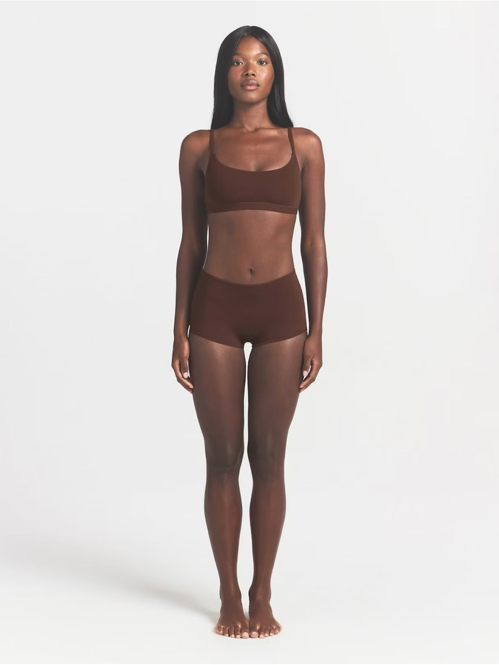 NWOT Skims Fits Everybody Scoop Bralette Cocoa Small